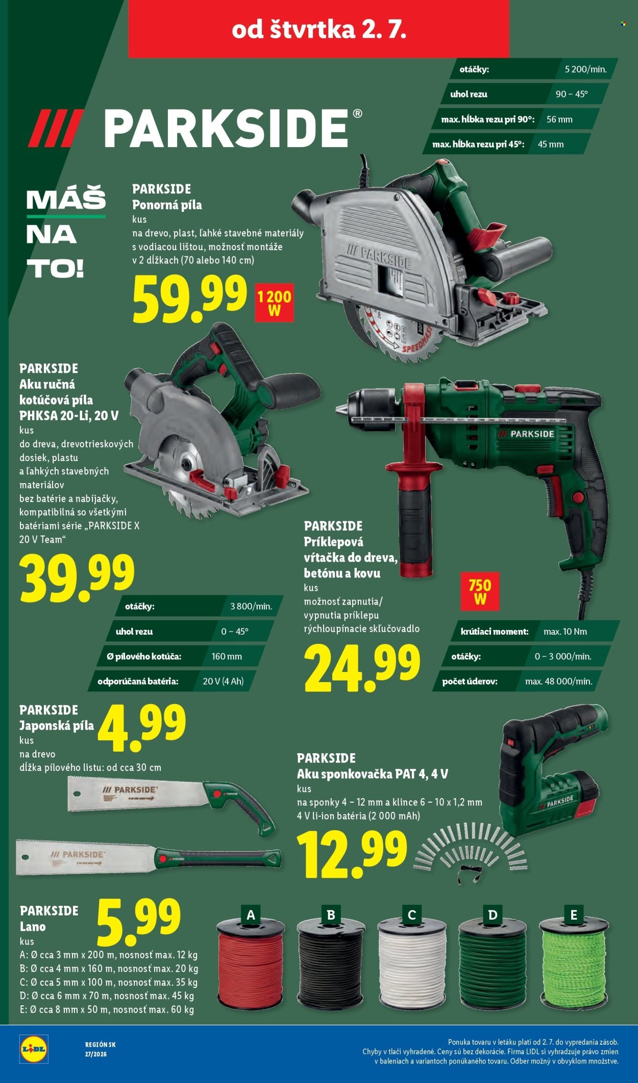 LIDL leták - Od pondelka 29.6.2026
