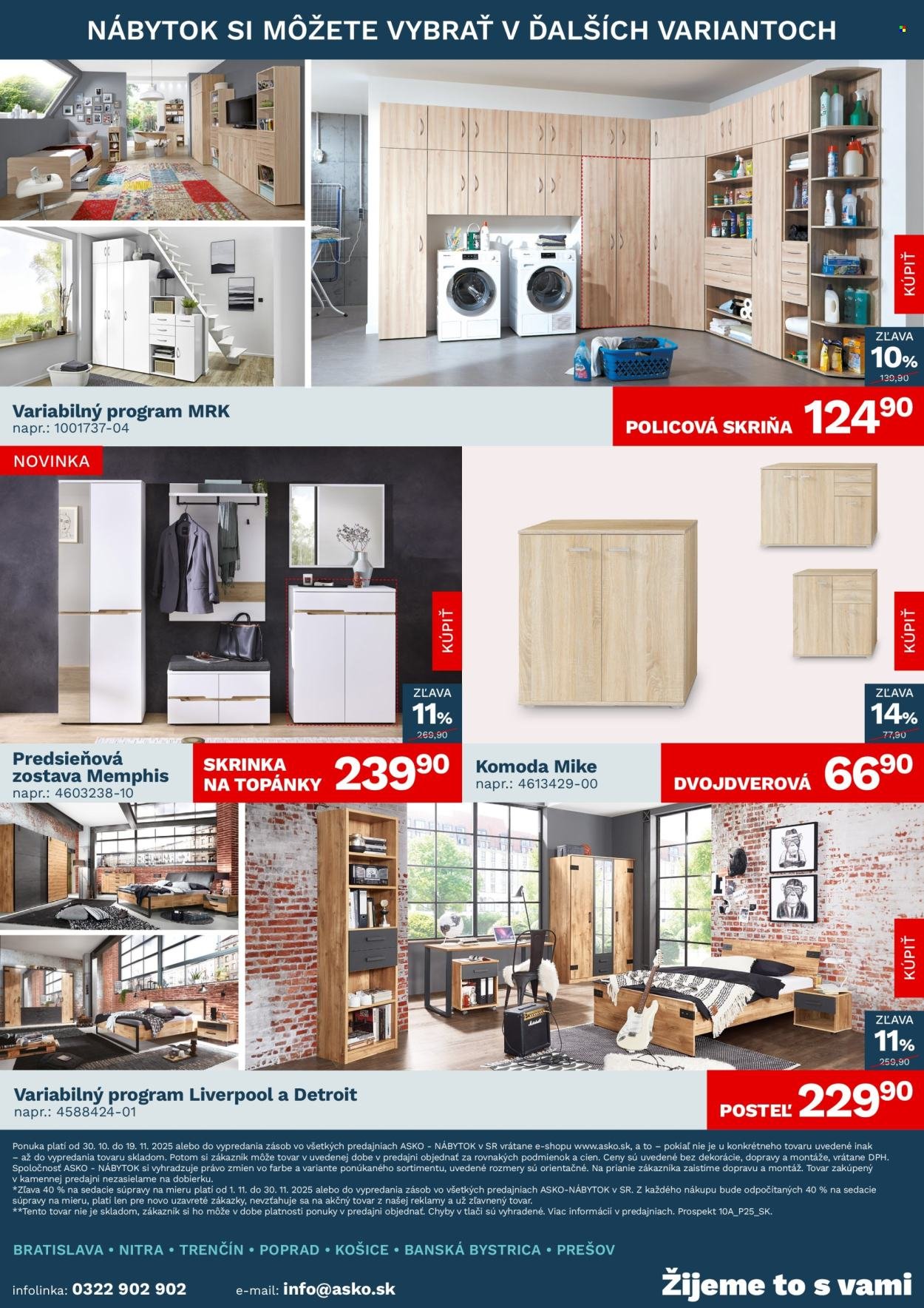 ASKO NÁBYTOK leták - Akčná ponuka (2025-10-30 - 2025-11-19) | 4