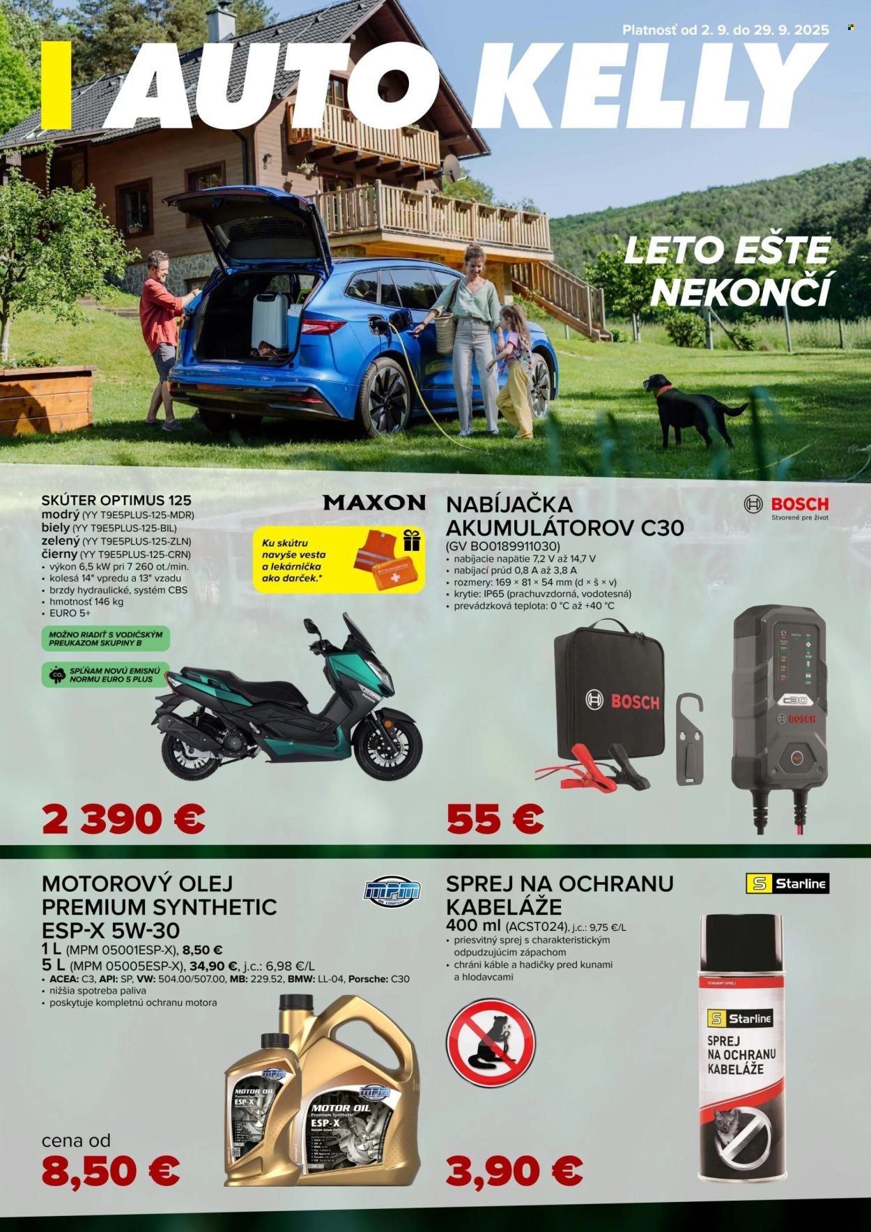 AUTO KELLY leták - Od utorka 2.9.2025 (2025-09-02 - 2025-09-29) | 1