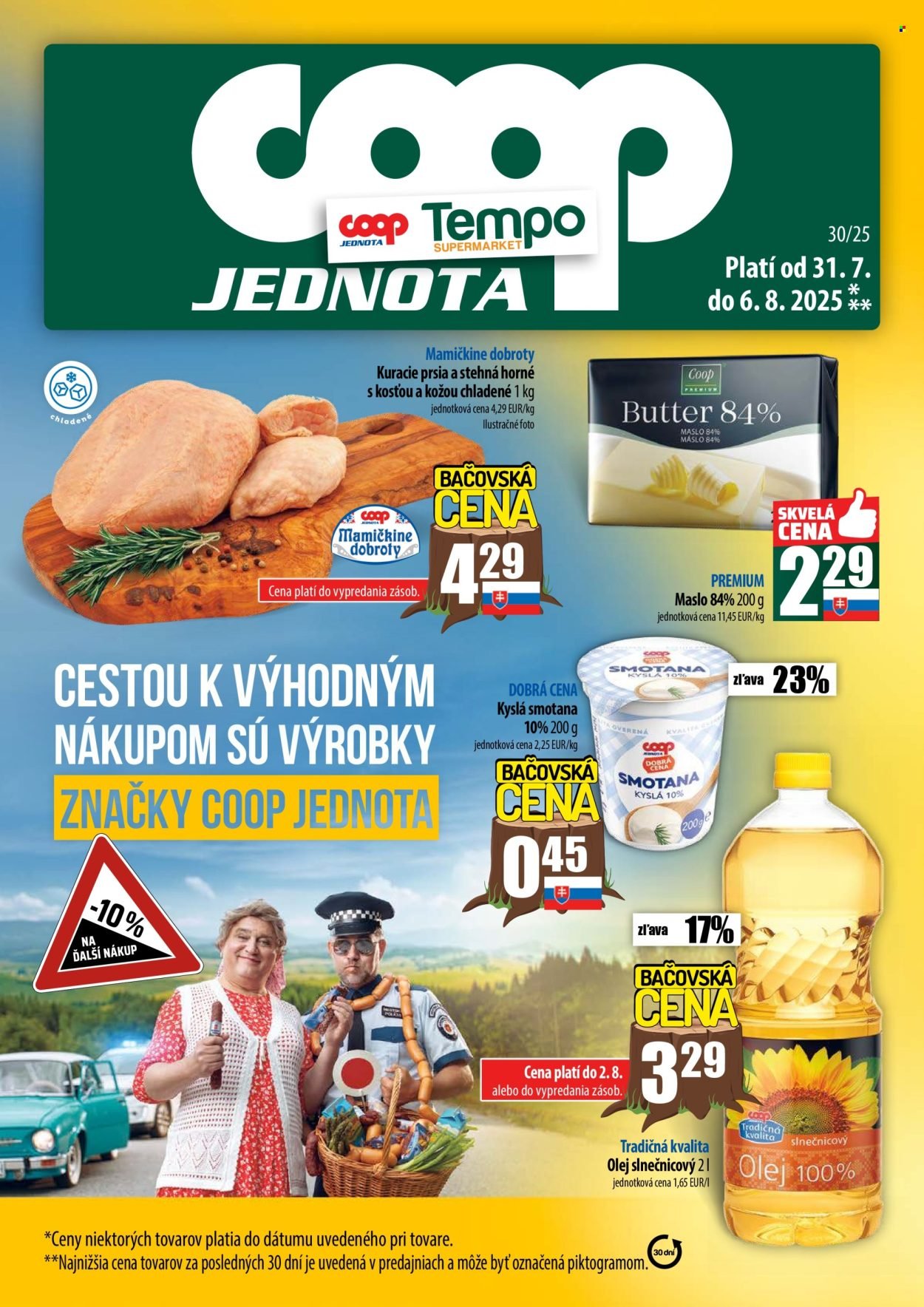 COOP JEDNOTA leták - Od štvrtka 31.7.2025 (2025-07-31 - 2025-08-06) | 1