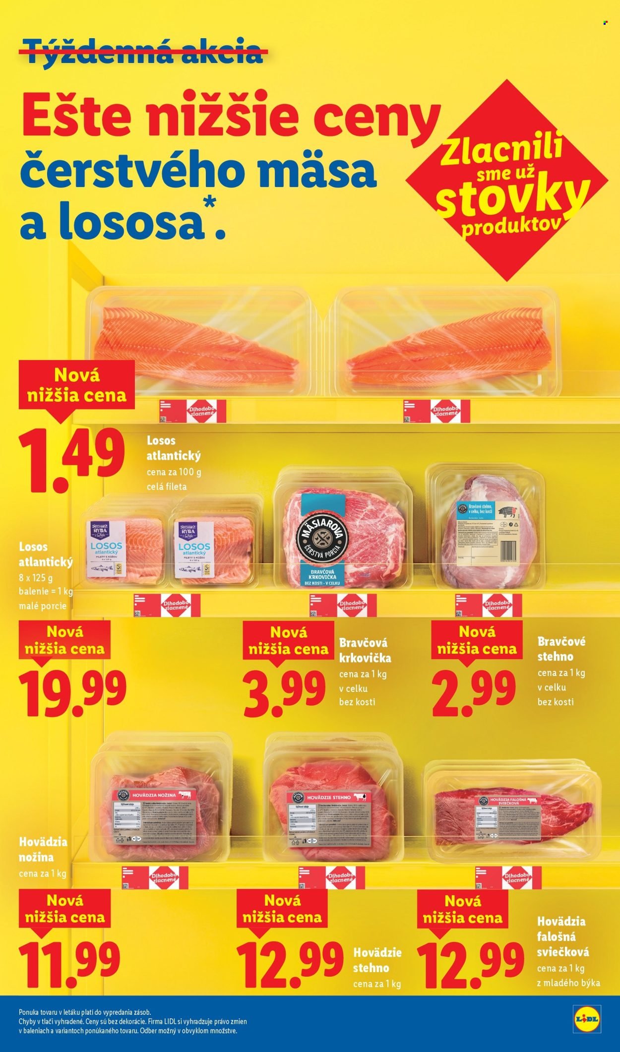 LIDL leták - Dlhodobo zlacnené