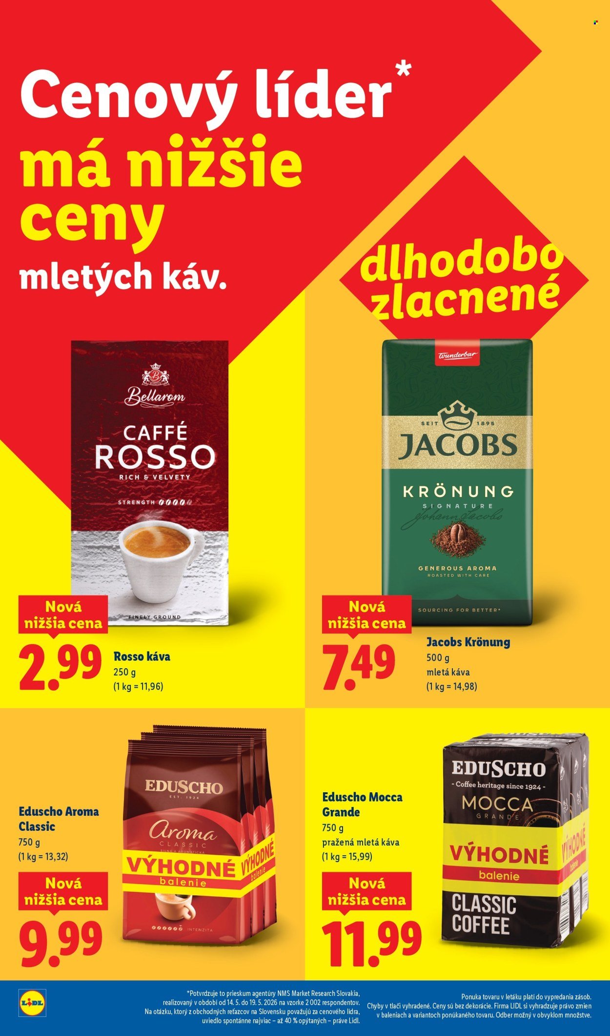 LIDL leták - Dlhodobo zlacnené