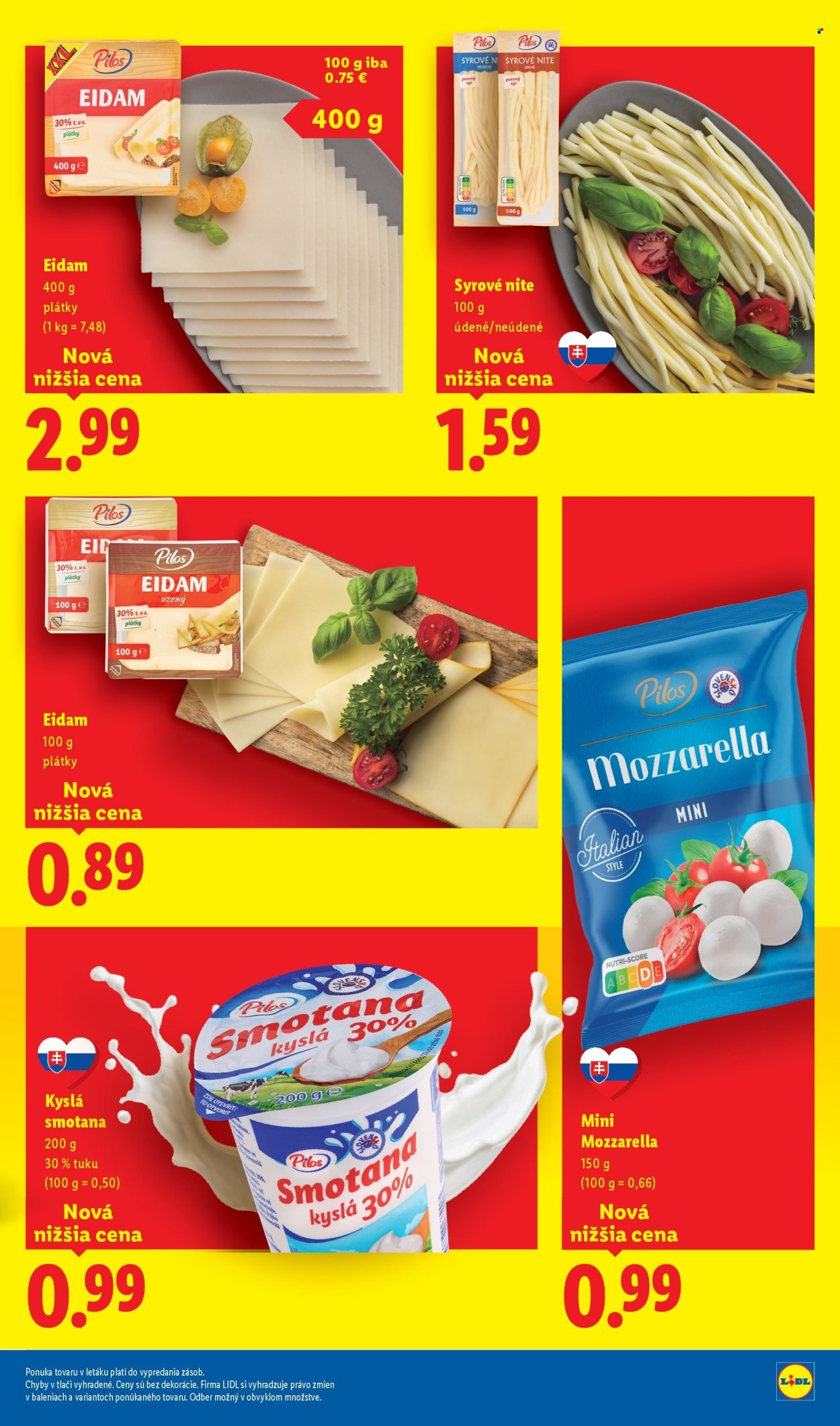 LIDL leták - Dlhodobo zlacnené