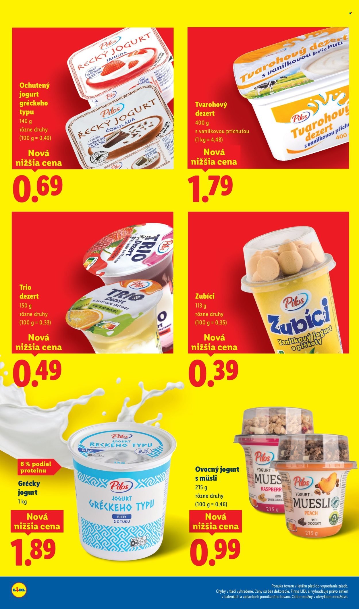 LIDL leták - Dlhodobo zlacnené