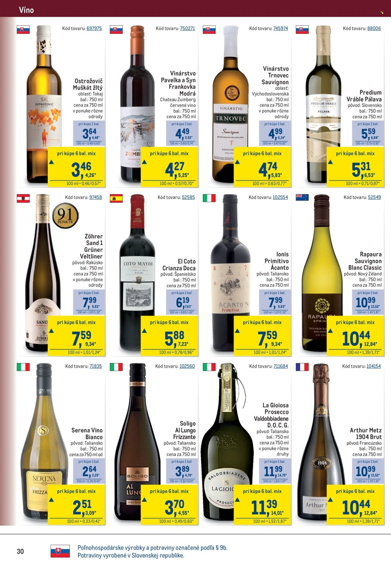 METRO leták - Maloobchod (2026-03-25 - 2026-04-07) | 30