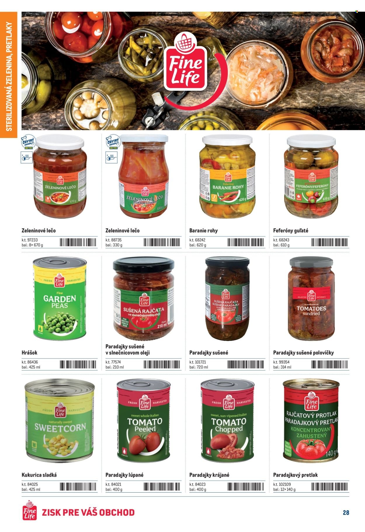 METRO leták - Katalóg FineLife výrobkov (2025-12-31) | 28