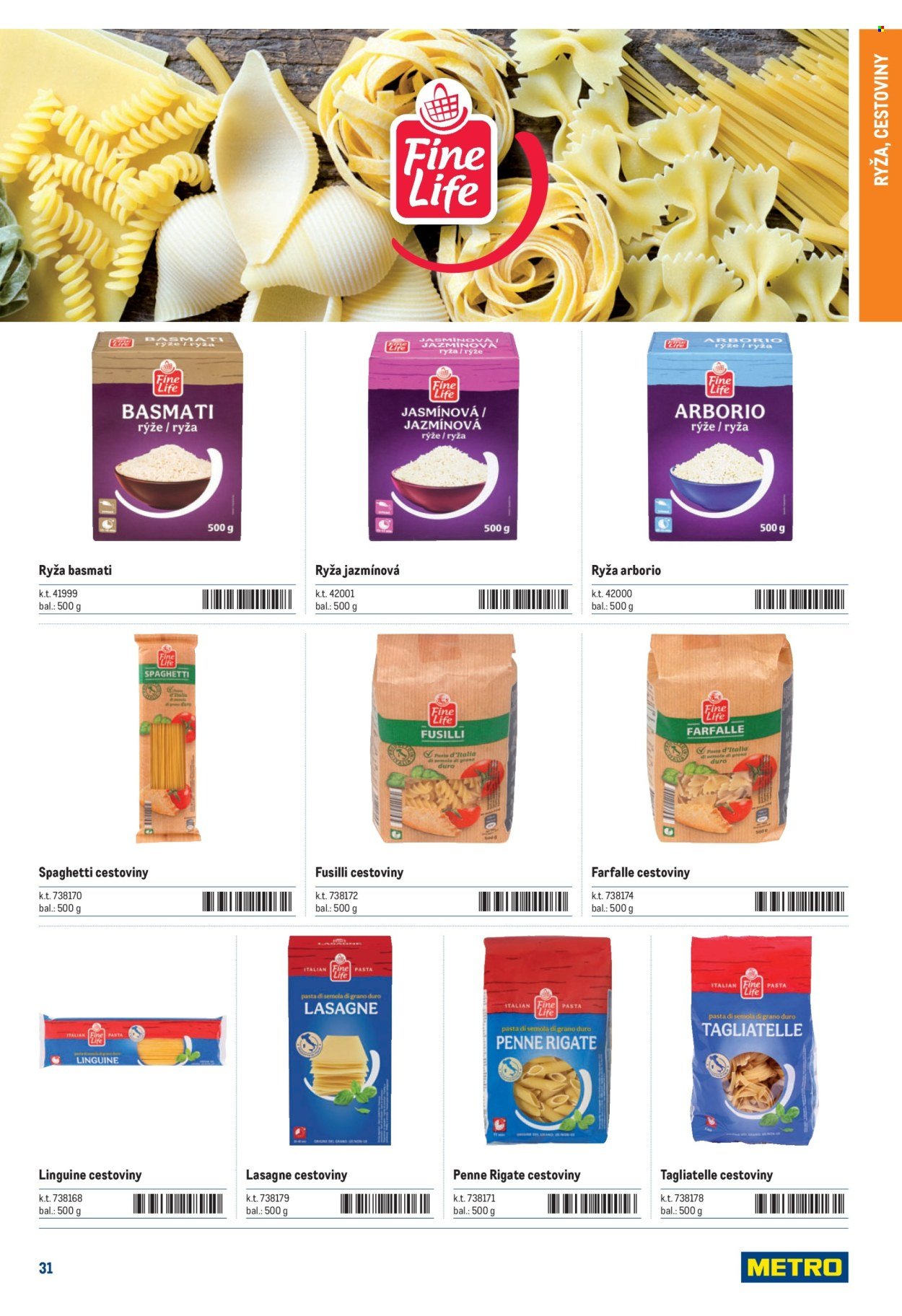 METRO leták - Katalóg FineLife výrobkov (2025-12-31) | 31
