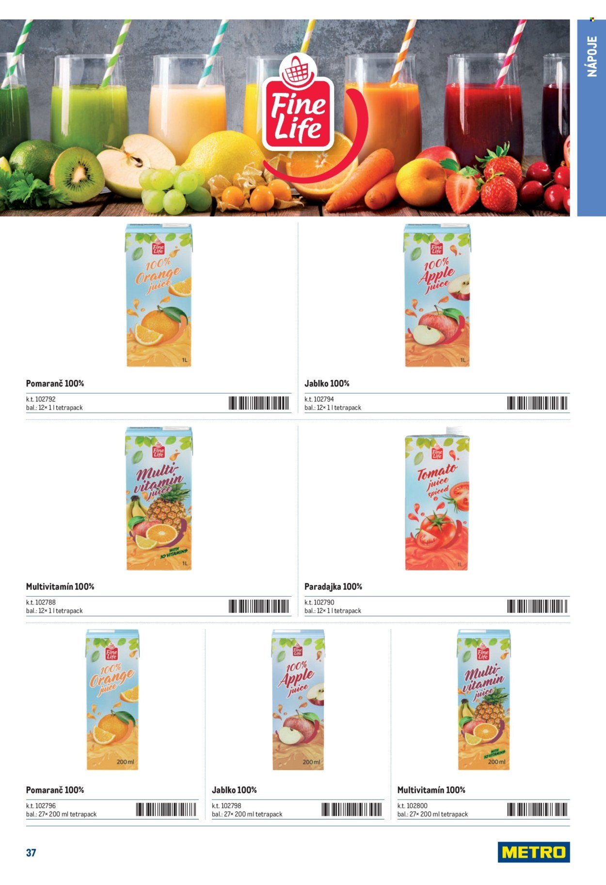 METRO leták - Katalóg FineLife výrobkov (2025-12-31) | 37