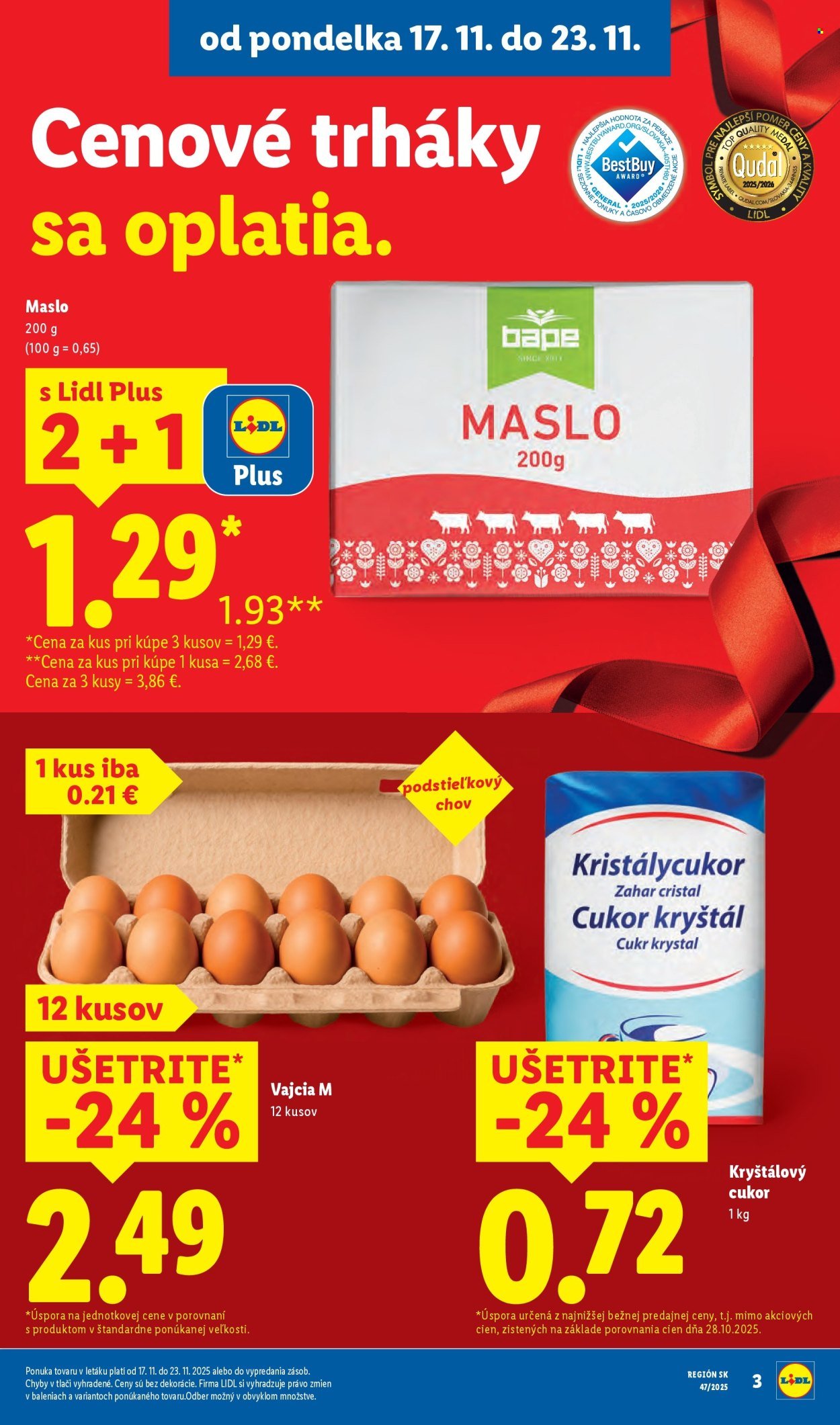 LIDL leták - Od pondelka 17.11.2025 (2025-11-17 - 2025-11-23) | 3