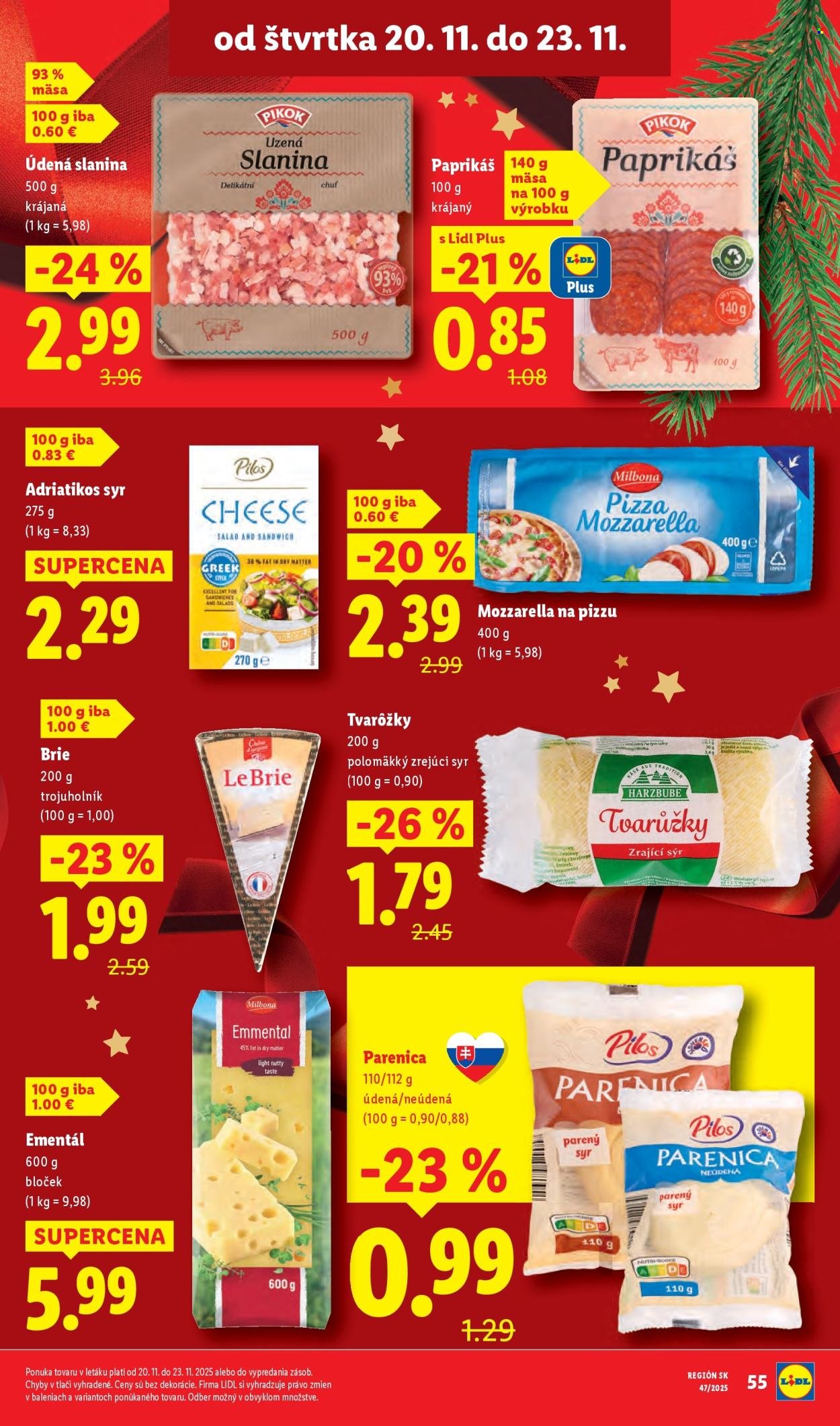 LIDL leták - Od pondelka 17.11.2025 (2025-11-17 - 2025-11-23) | 75