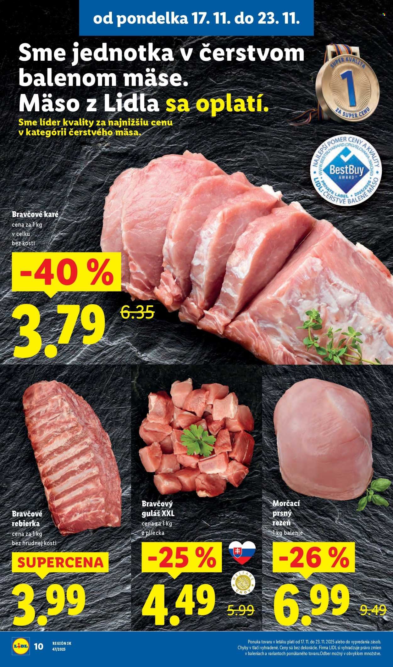 LIDL leták - Od pondelka 17.11.2025 (2025-11-17 - 2025-11-23) | 10