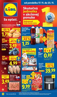 LIDL leták - Od pondelka 17.11.2025 (2025-11-17 - 2025-11-23)