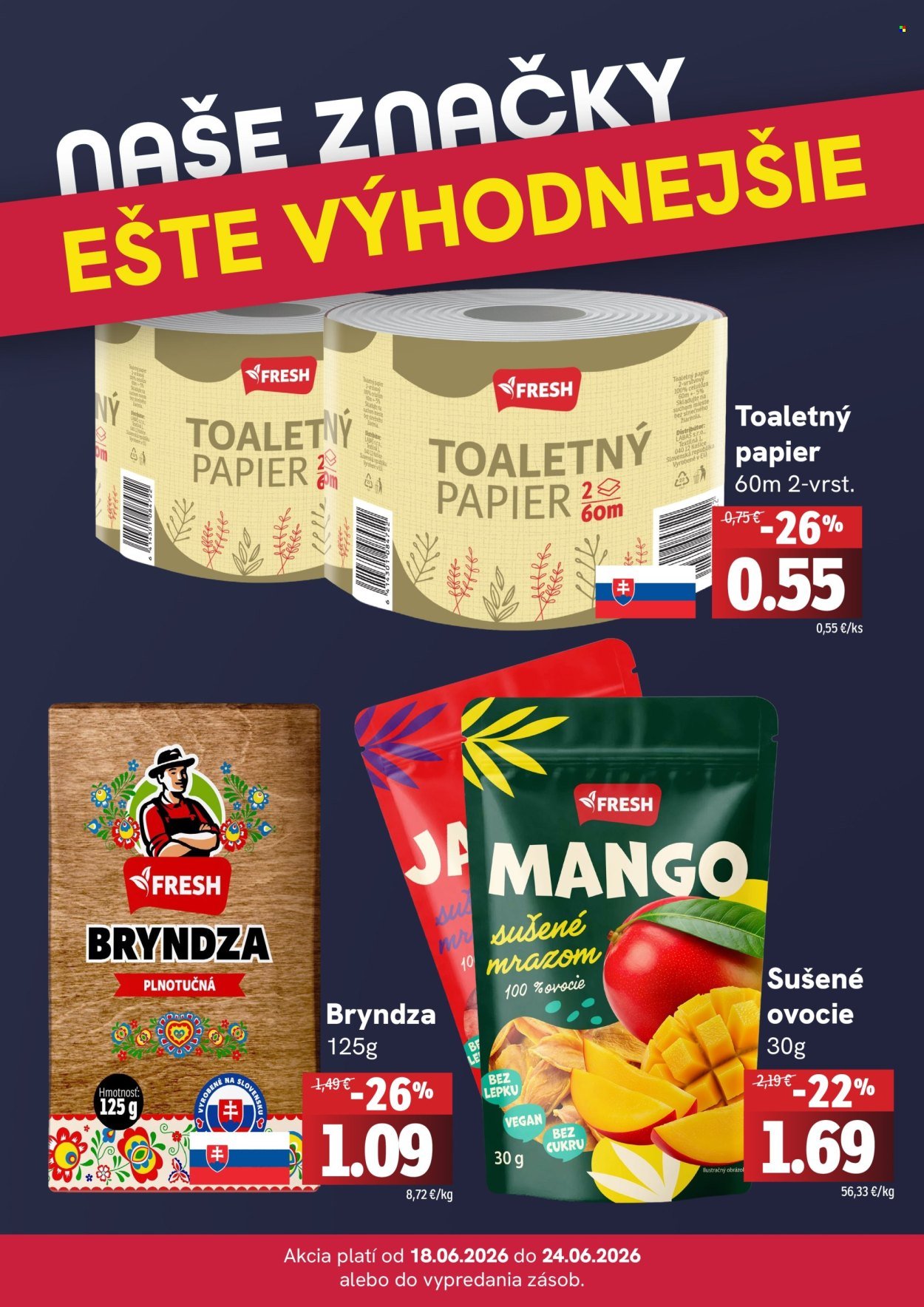 FRESH leták - Týždenná akcia