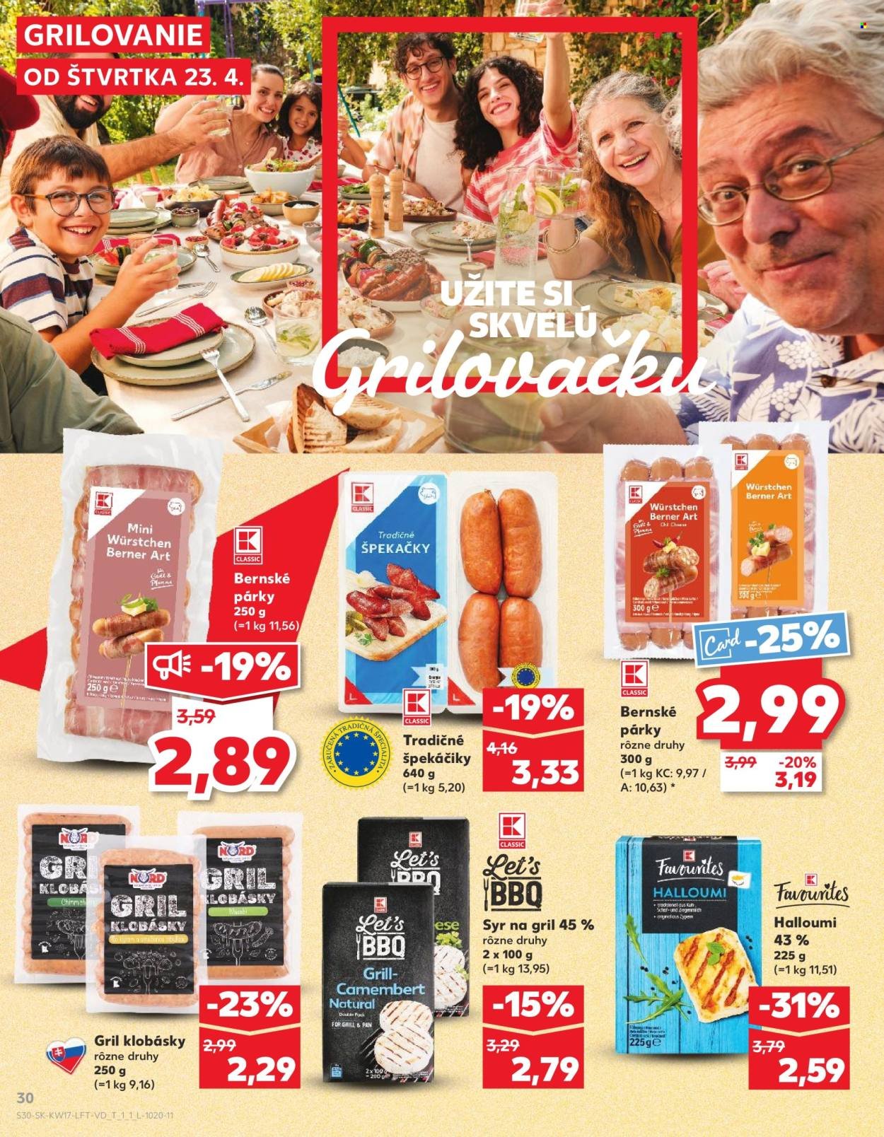 KAUFLAND leták - Od štvrtka 23.4.2026 (2026-04-23 - 2026-04-29) | 30