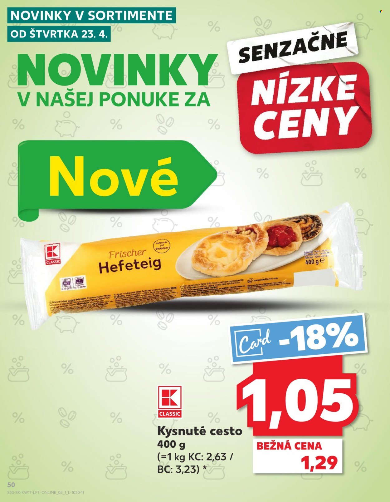 KAUFLAND leták - Od štvrtka 23.4.2026 (2026-04-23 - 2026-04-29) | 50