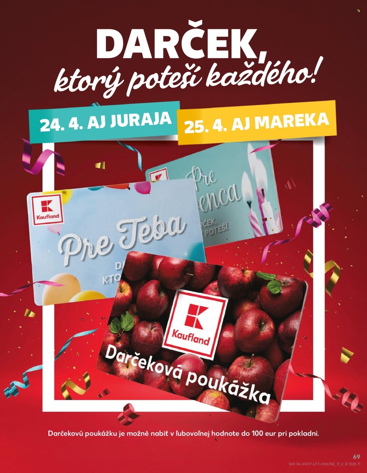 KAUFLAND leták - Od štvrtka 23.4.2026 (2026-04-23 - 2026-04-29) | 69