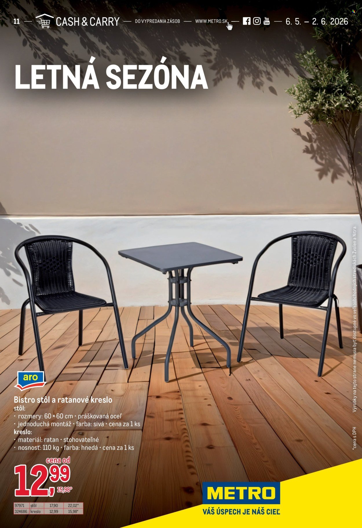 METRO leták - Letná sezóna (2026-05-06 - 2026-06-02) | 1