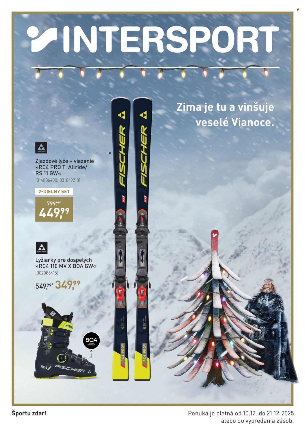 INTERSPORT leták - Od stredy 10.12.2025 (2025-12-10 - 2025-12-21) | 1