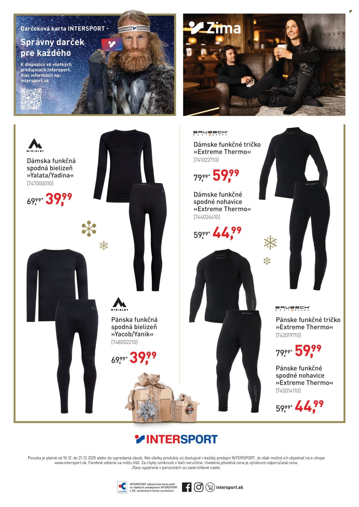 INTERSPORT leták - Od stredy 10.12.2025 (2025-12-10 - 2025-12-21) | 12