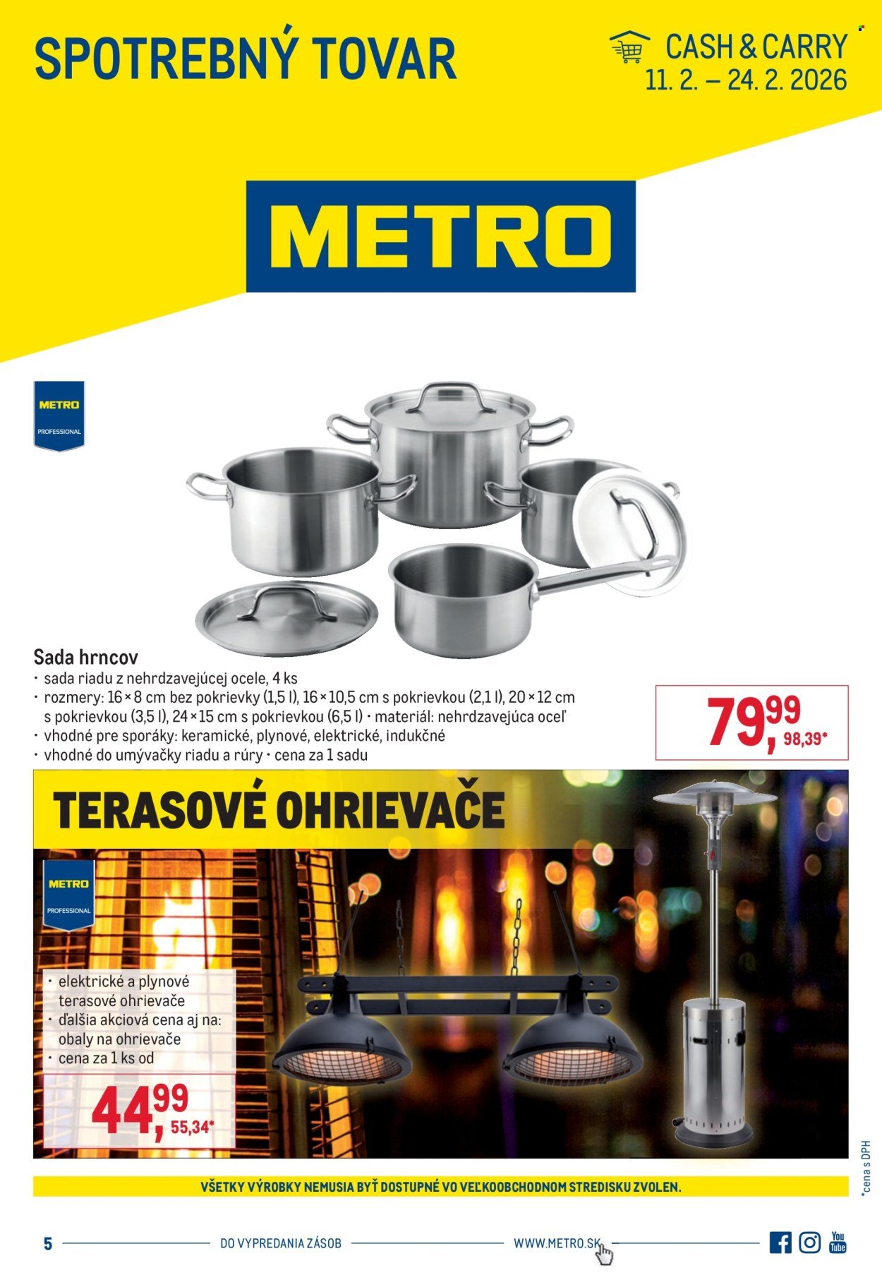METRO leták - Spotrebný tovar (2026-02-11 - 2026-02-24) | 1