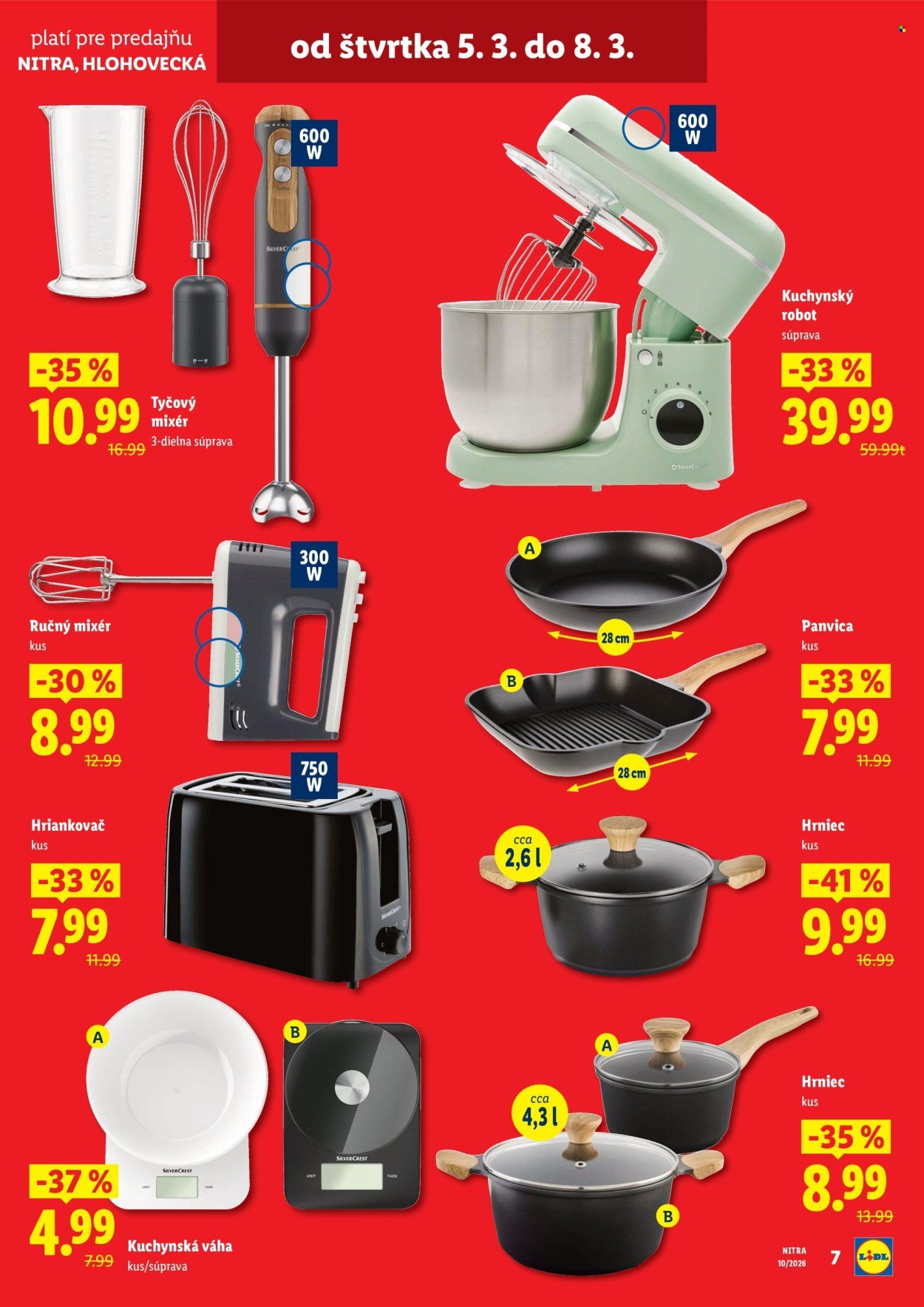 LIDL leták - Nová predajňa v Nitre (2026-03-05 - 2026-03-08) | 7