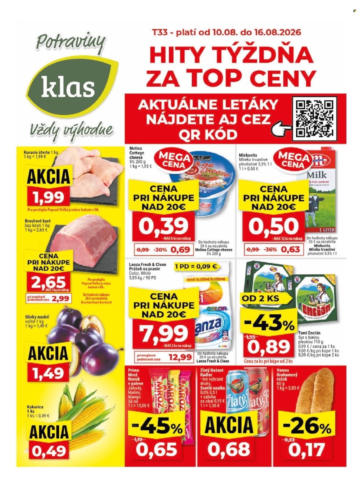 KLAS leták - Od pondelka 10.8.2026