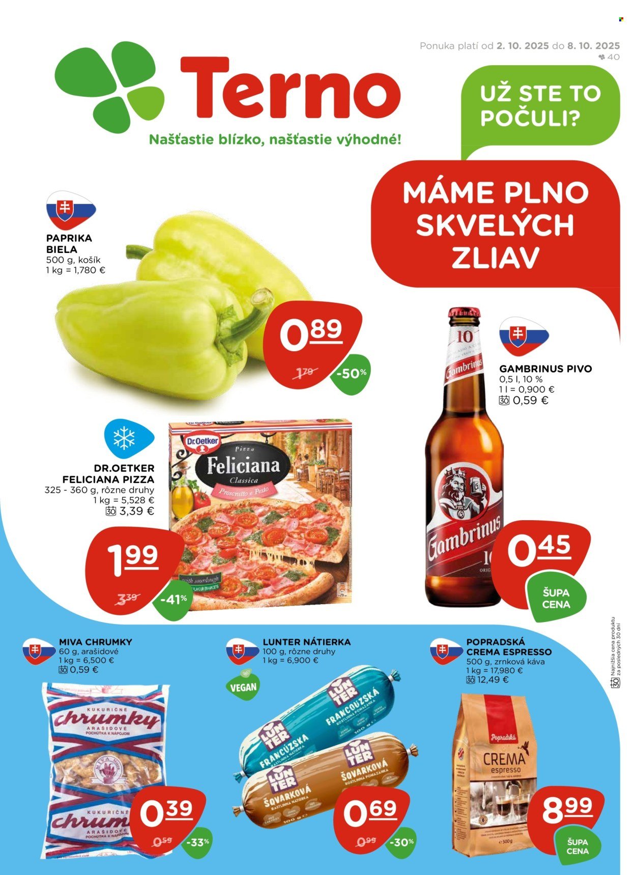 TERNO leták - Od štvrtka 2.10.2025 (2025-10-02 - 2025-10-08) | 1