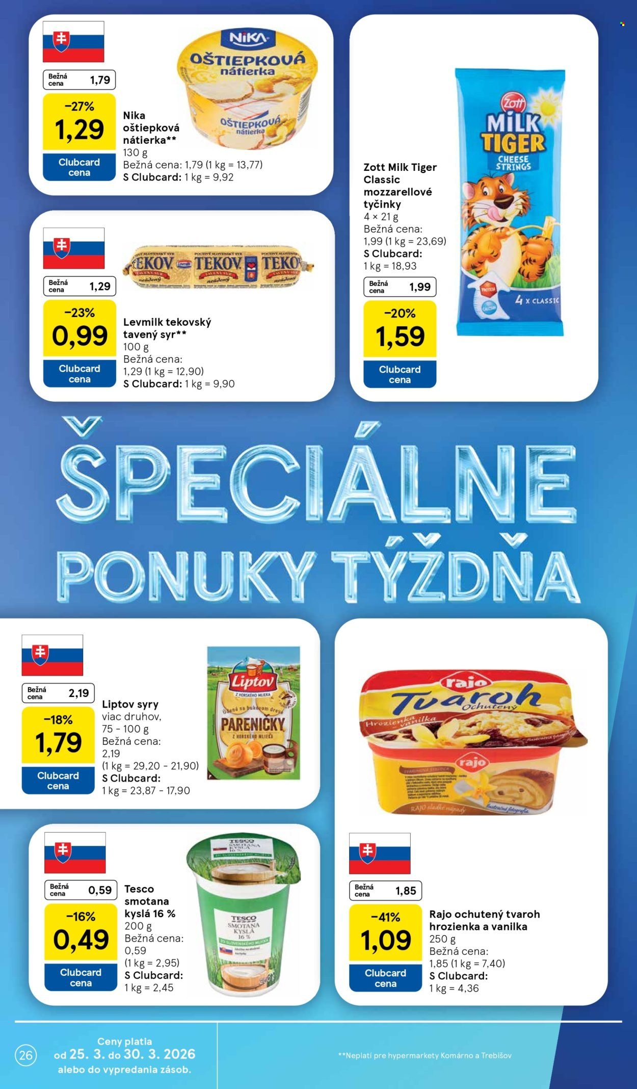 TESCO leták - Od stredy 25.3.2026 (2026-03-25 - 2026-03-30) | 26