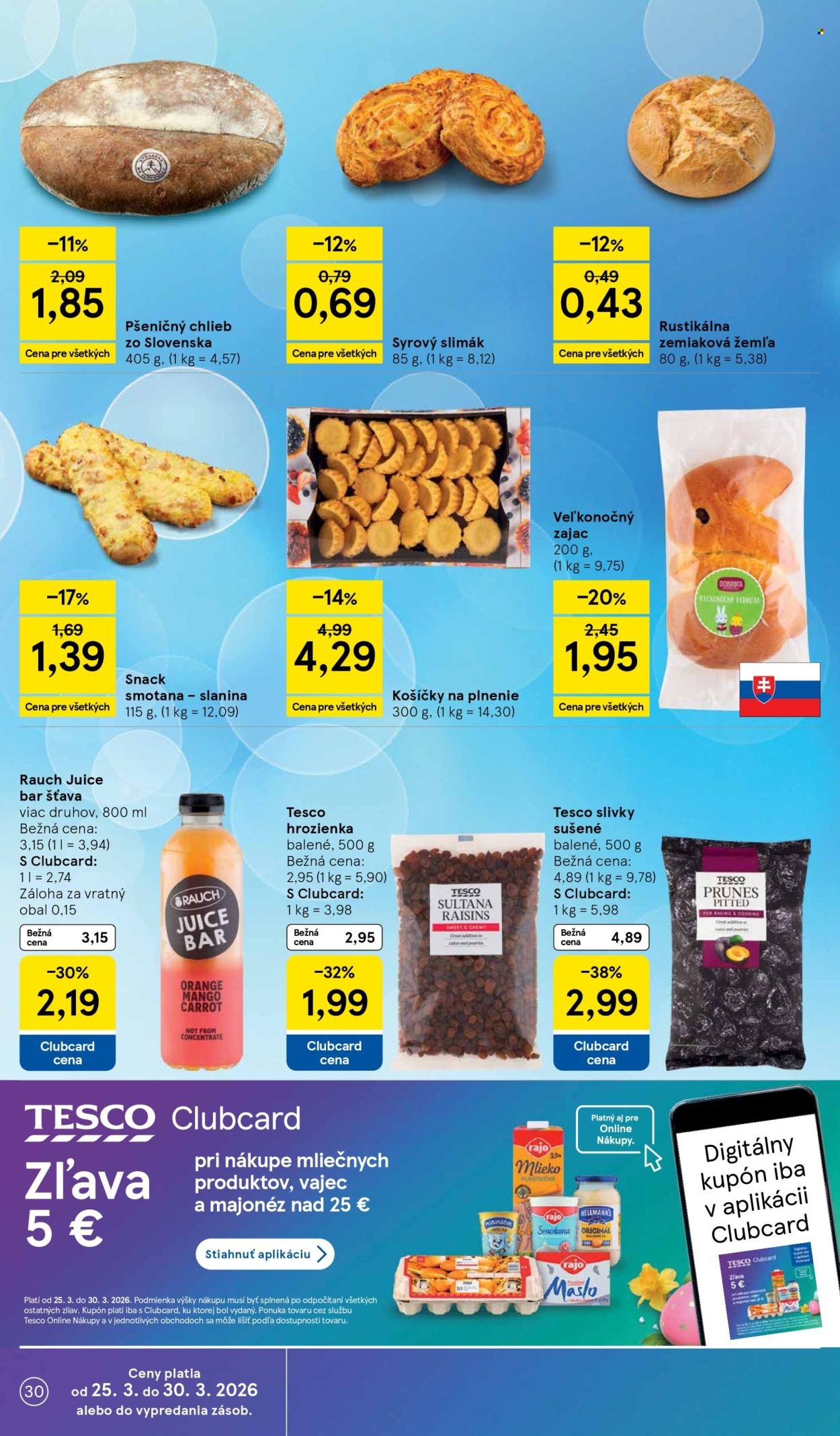 TESCO leták - Od stredy 25.3.2026 (2026-03-25 - 2026-03-30) | 30