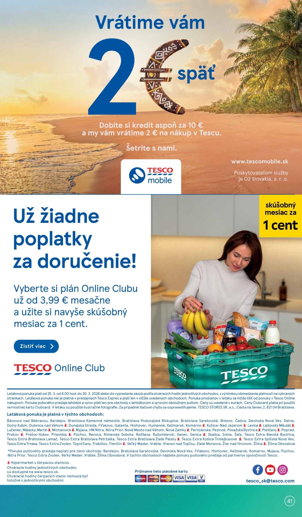 TESCO leták - Od stredy 25.3.2026 (2026-03-25 - 2026-03-30) | 41