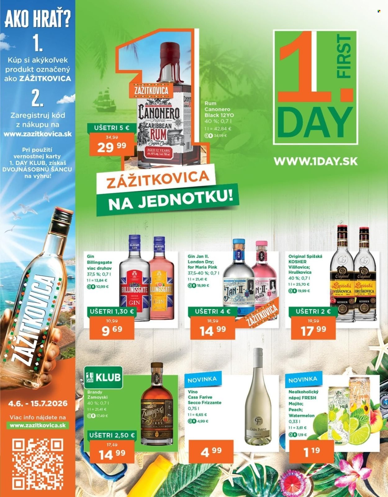 1DAY leták - Od štvrtka 4.6.2026
