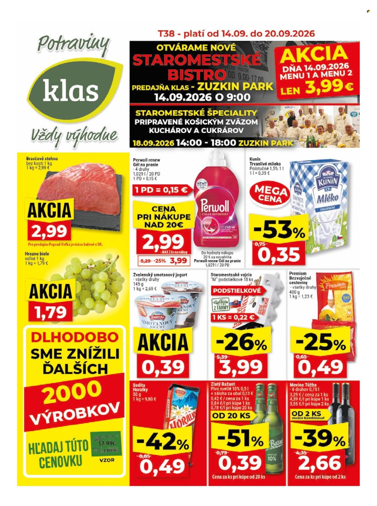 KLAS leták - Od pondelka 14.9.2026