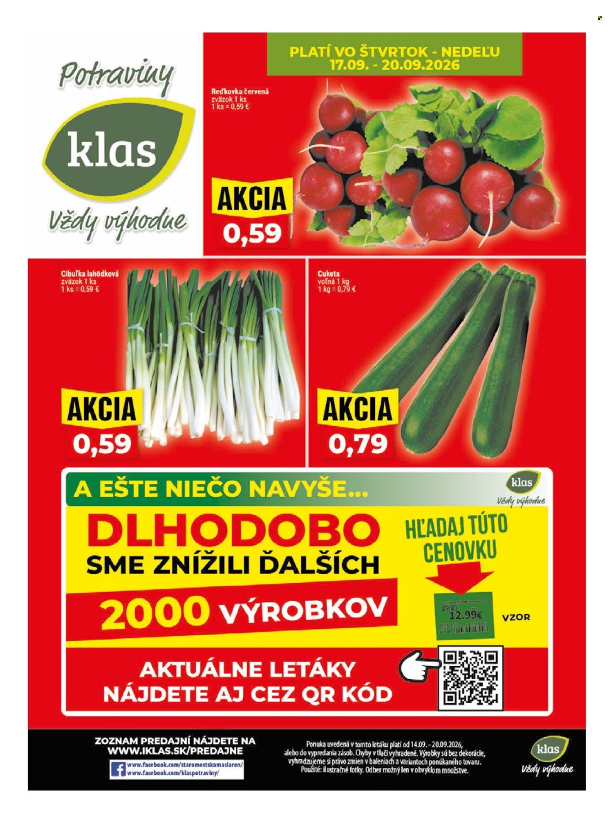 KLAS leták - Od pondelka 14.9.2026