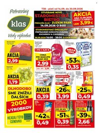 KLAS leták - Od pondelka 14.9.2026