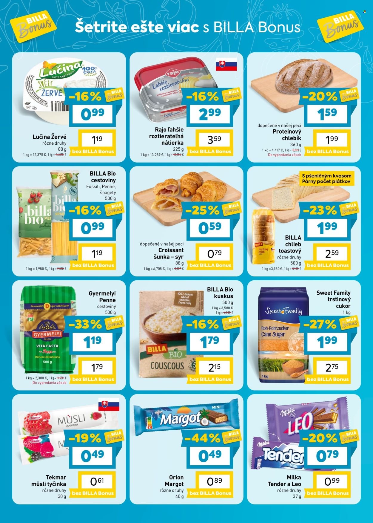 BILLA leták - Bonus leták