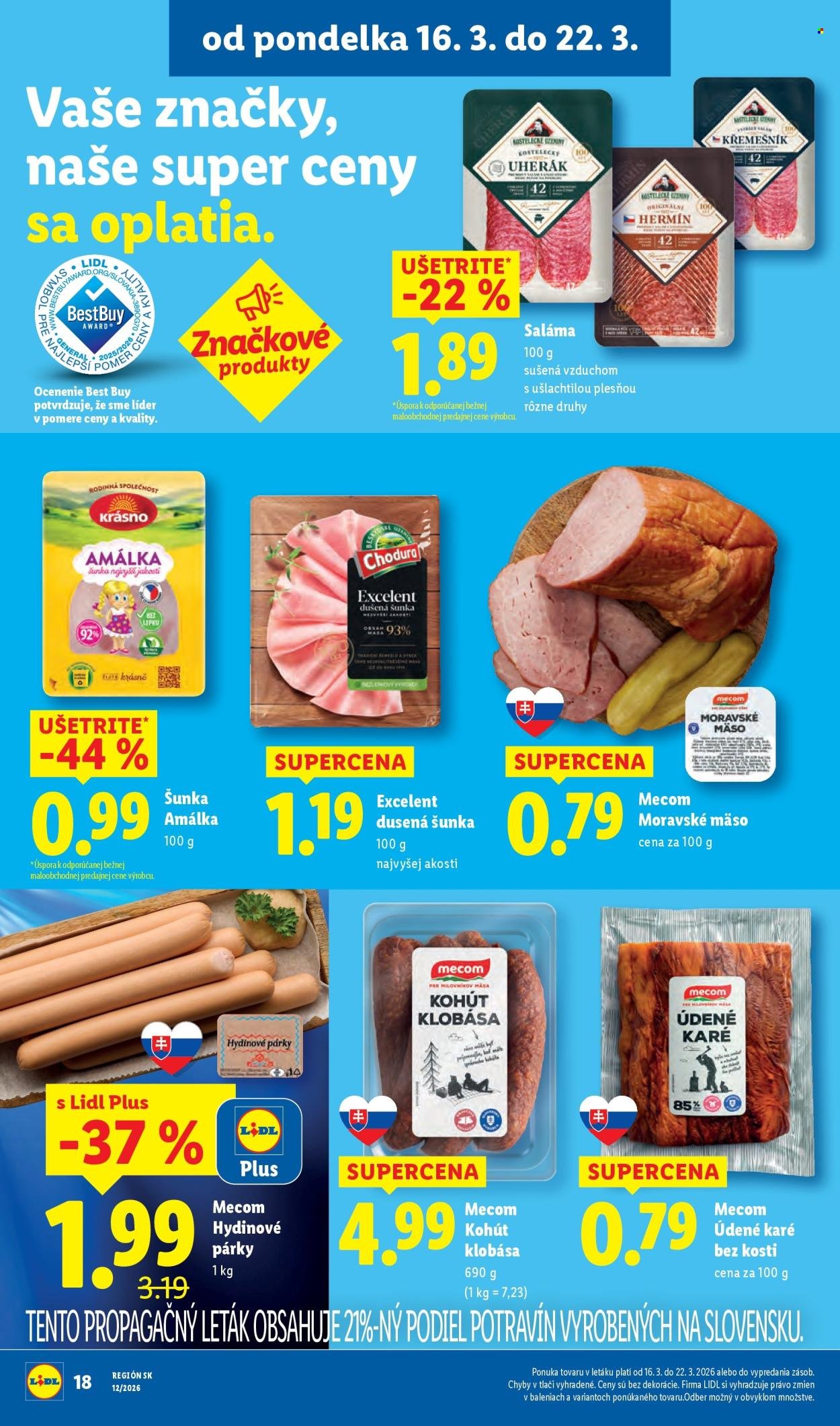 LIDL leták - Od štvrtka 19.3.2026 (2026-03-19 - 2026-03-22) | 58