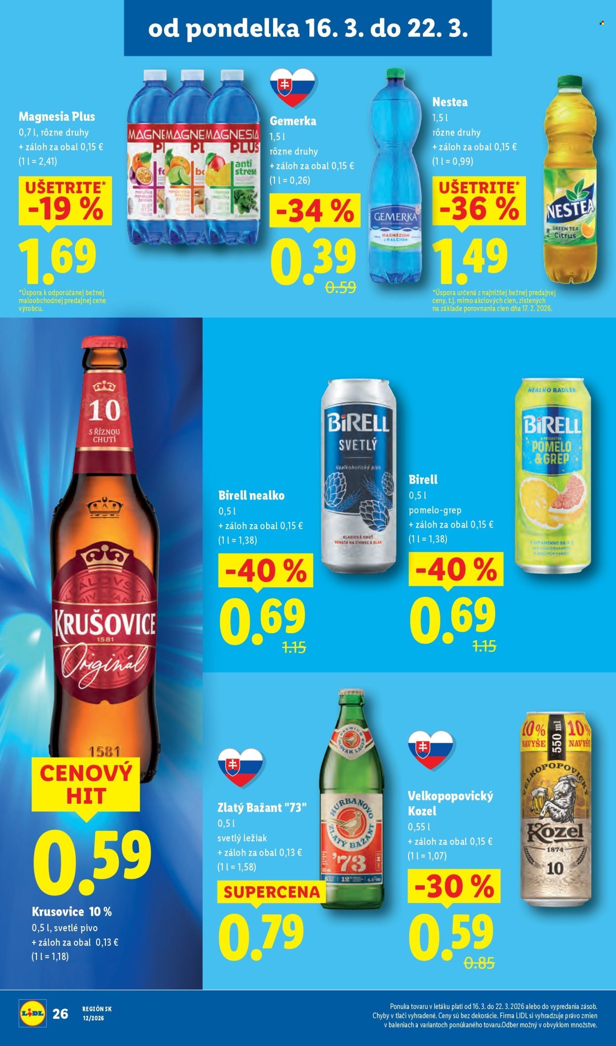 LIDL leták - Od štvrtka 19.3.2026 (2026-03-19 - 2026-03-22) | 70