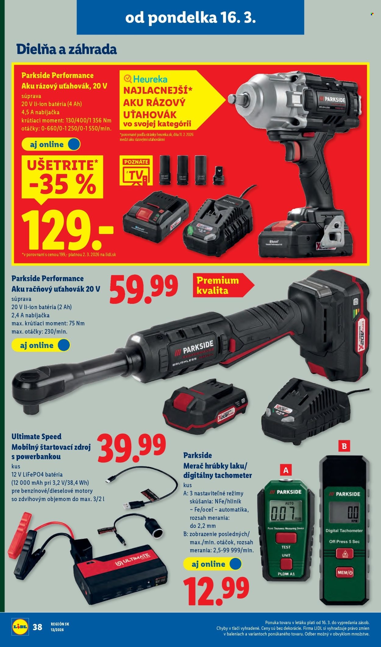 LIDL leták - Od štvrtka 19.3.2026 (2026-03-19 - 2026-03-22) | 94