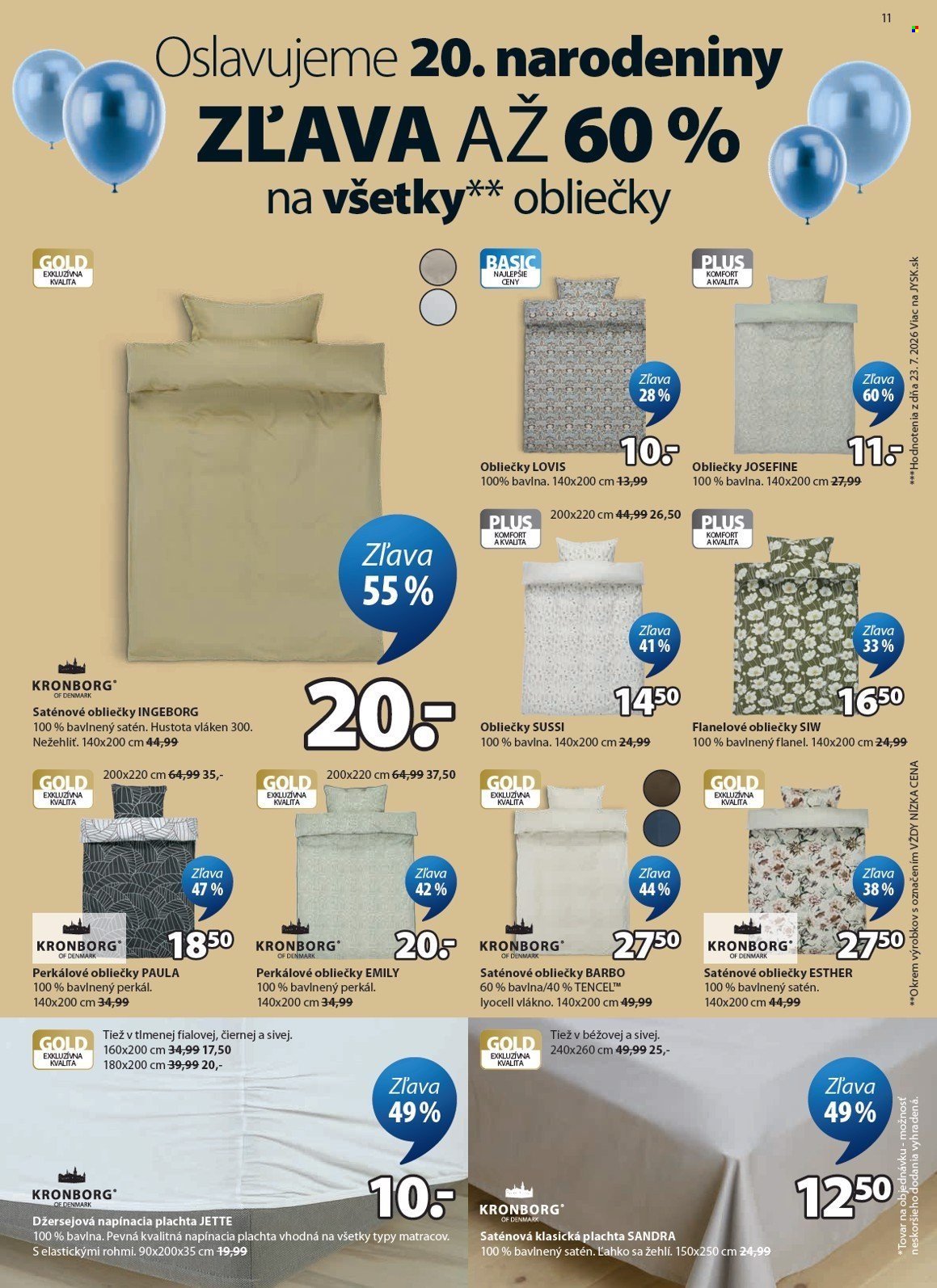 JYSK leták - Od stredy 16.9.2026