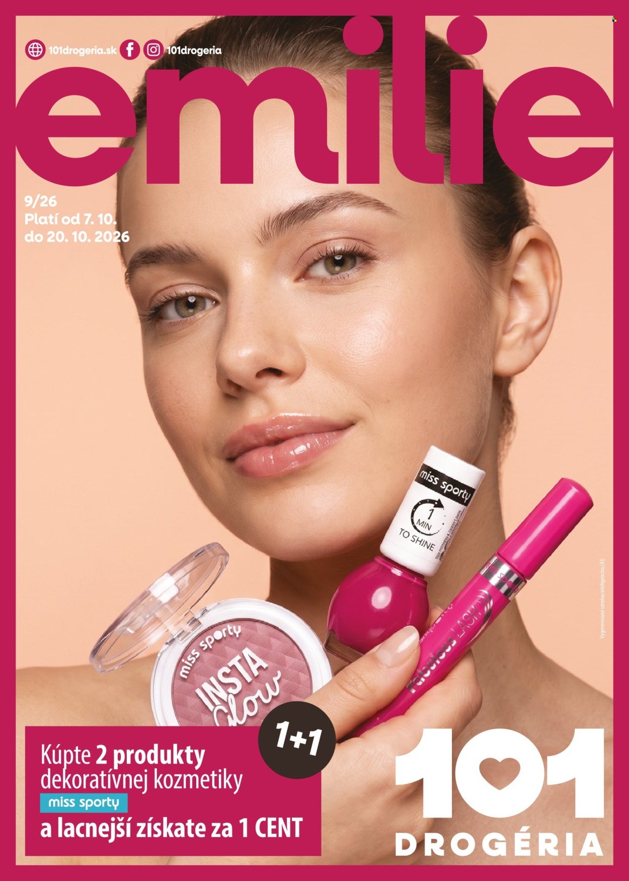 101 DROGERIE leták - Od stredy 7.10.2026