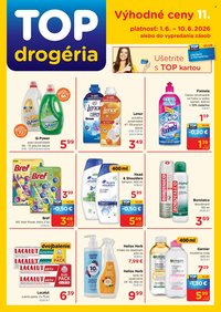 TOP DROGÉRIA leták - Od pondelka 1.6.2026