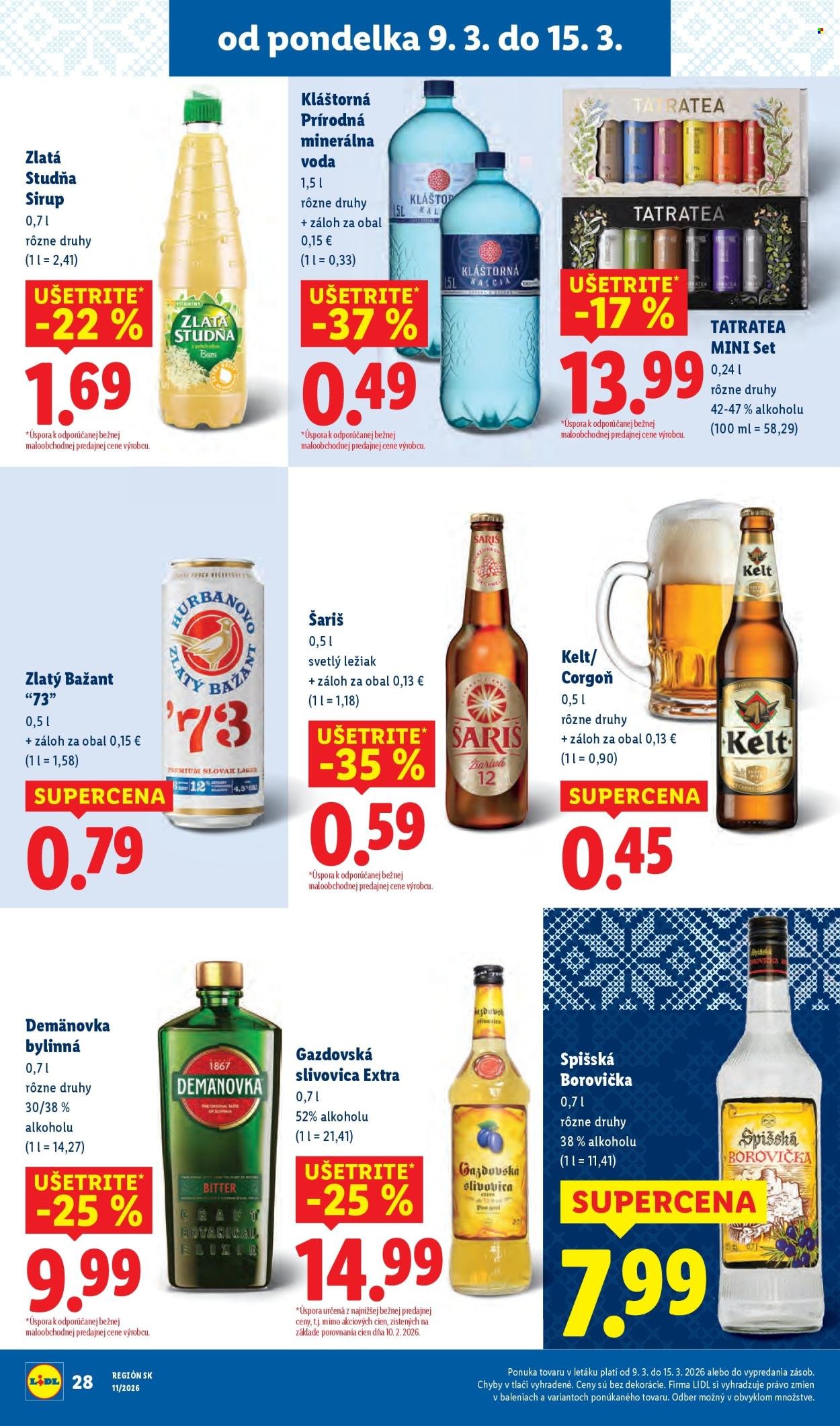 LIDL leták - Od pondelka 9.3.2026 (2026-03-09 - 2026-03-15) | 32