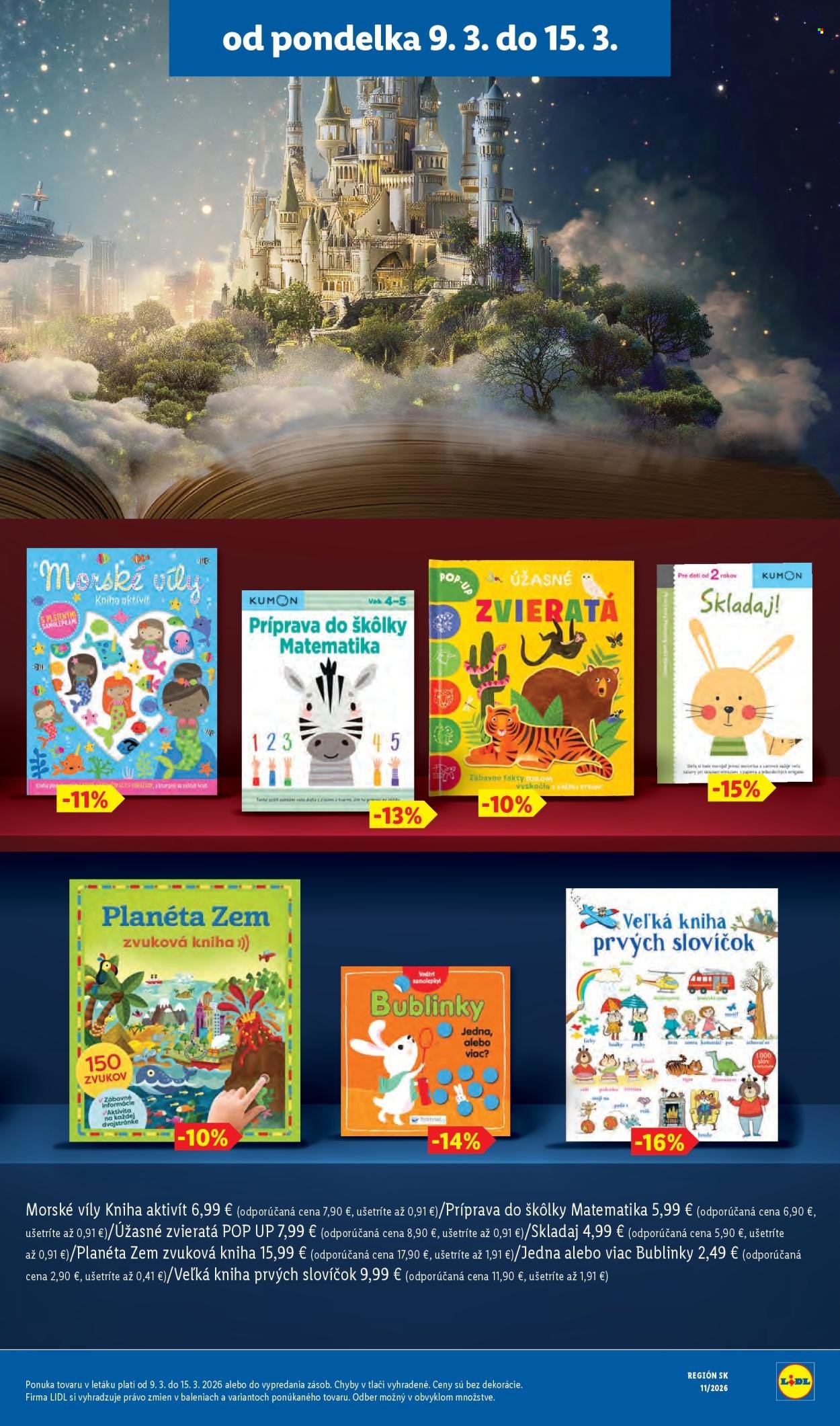 LIDL leták - Od pondelka 9.3.2026 (2026-03-09 - 2026-03-15) | 43