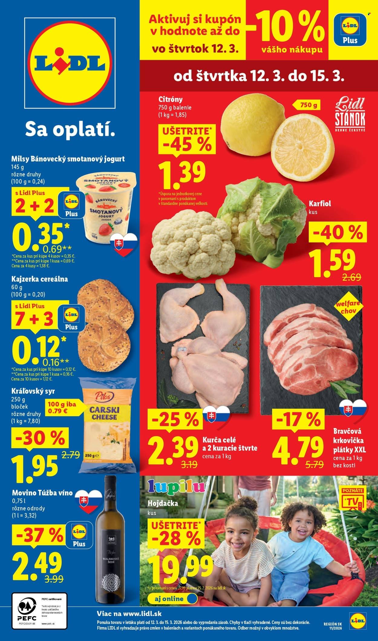LIDL leták - Od pondelka 9.3.2026 (2026-03-09 - 2026-03-15) | 53