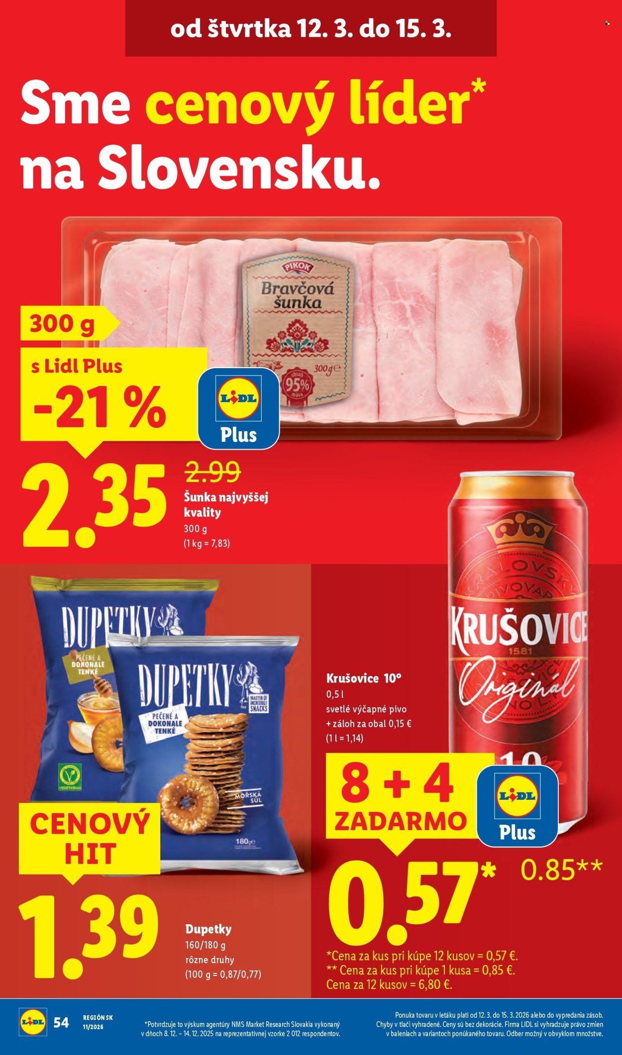 LIDL leták - Od pondelka 9.3.2026 (2026-03-09 - 2026-03-15) | 54