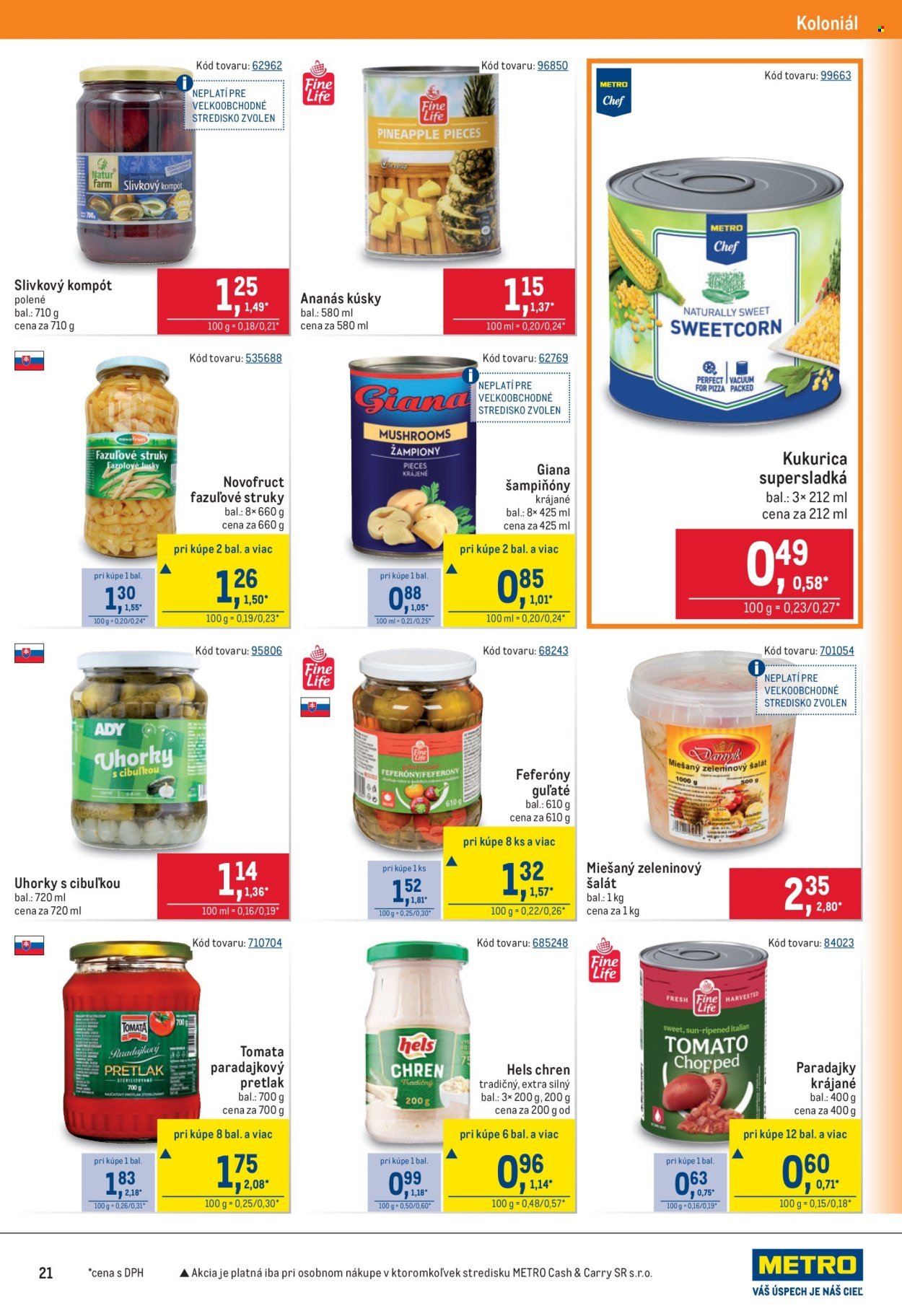 METRO leták - Maloobchod (2025-10-22 - 2025-11-04) | 21