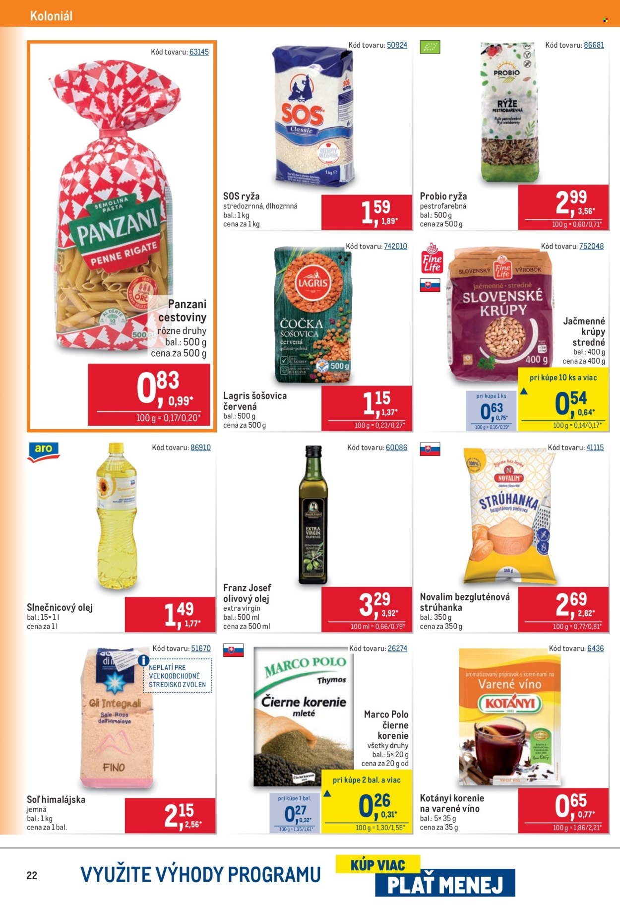 METRO leták - Maloobchod (2025-10-22 - 2025-11-04) | 22