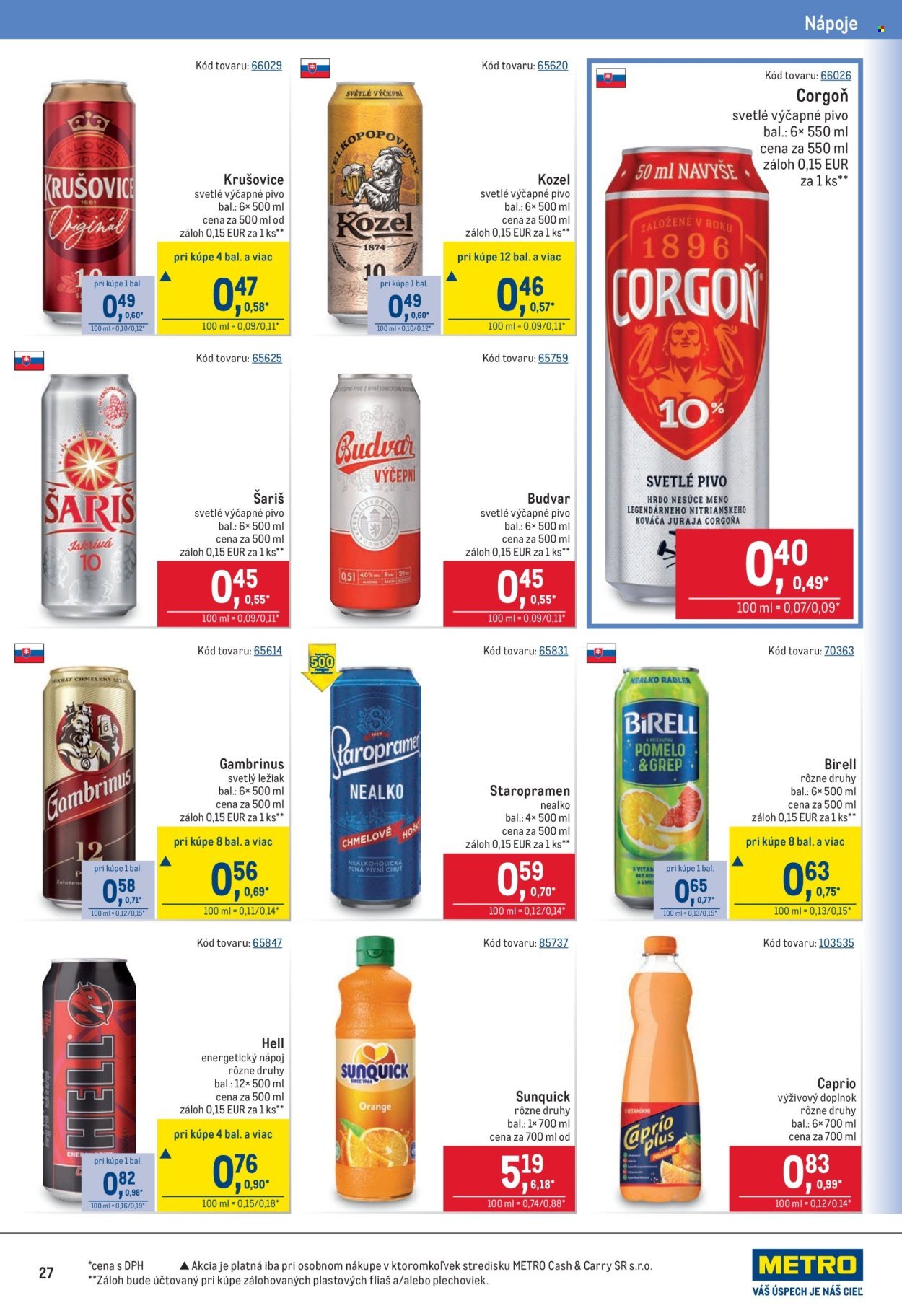 METRO leták - Maloobchod (2025-10-22 - 2025-11-04) | 27