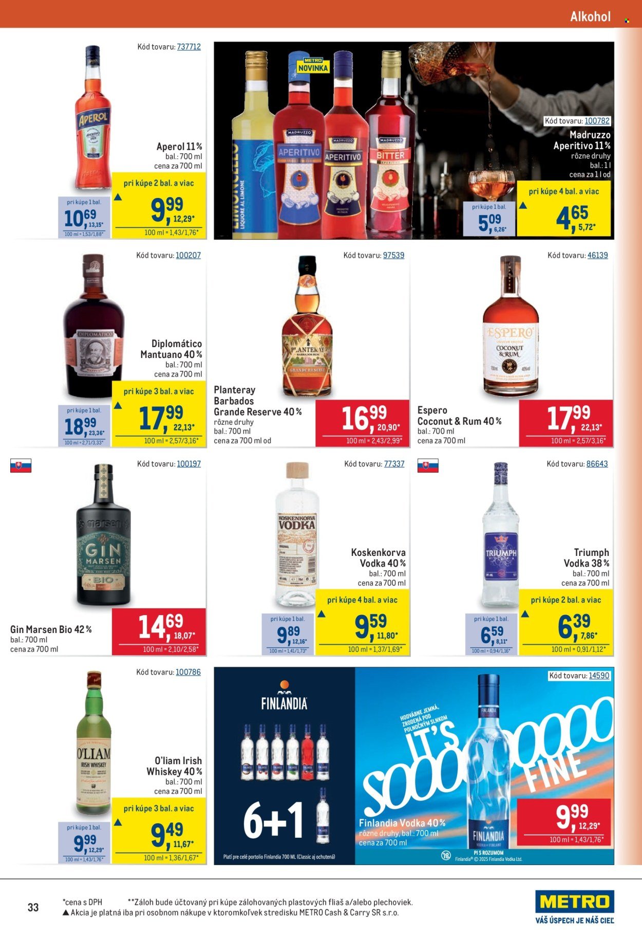 METRO leták - Maloobchod (2025-10-22 - 2025-11-04) | 33