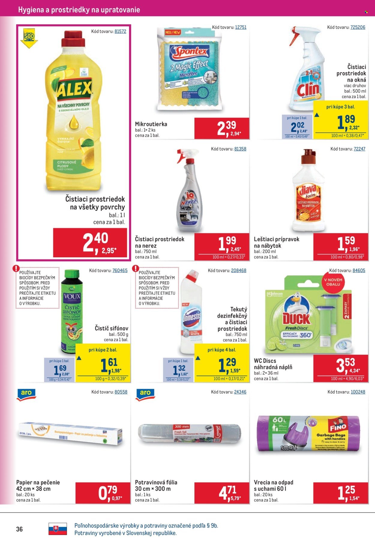 METRO leták - Maloobchod (2025-10-22 - 2025-11-04) | 36